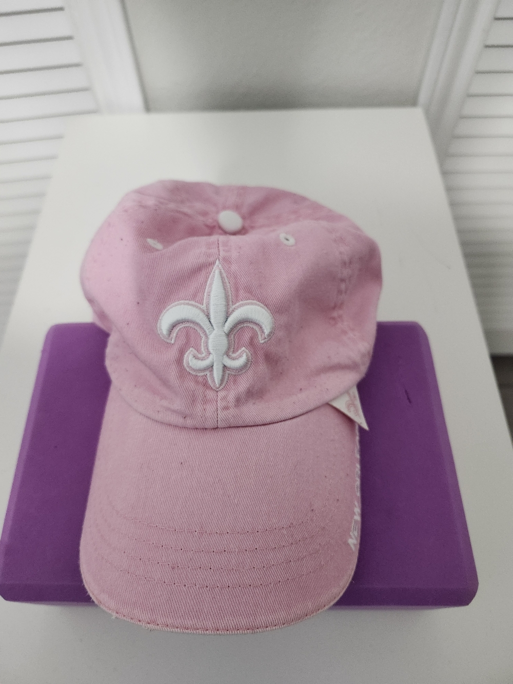 Ladies Pink Saints Baseball Cap